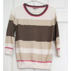 Banana Republic Angora Blend Sweater Colorblock Women's Size Medium NWOT